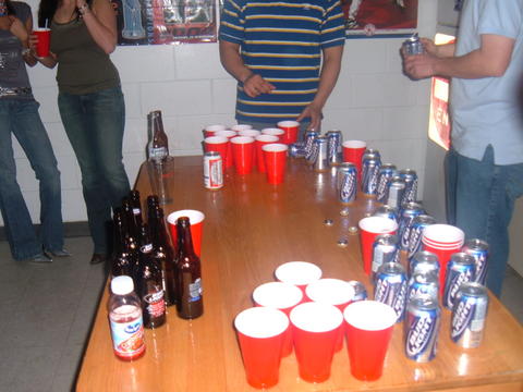 But, just for kicks, one may want to build a proper beer pong table to play 