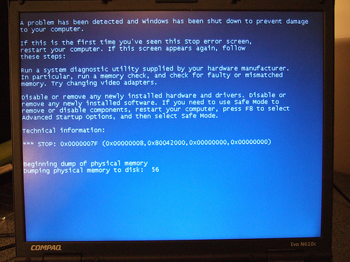 windows vista black screen of death. lack screen of death. vista