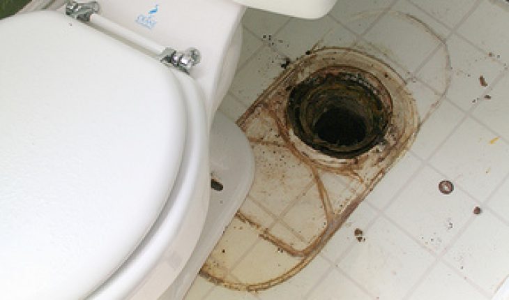 diy blocked toilet