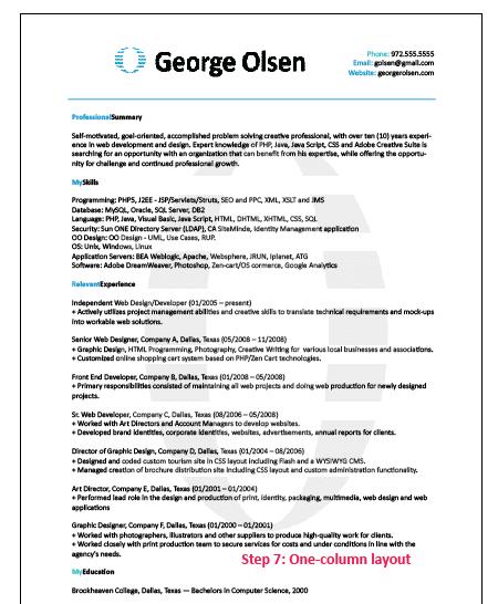 How to Make a Printable Resume