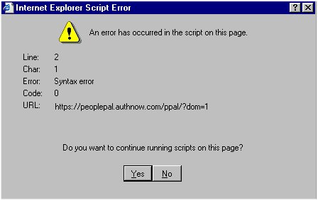How to Repair Internet Explorer Script Error
