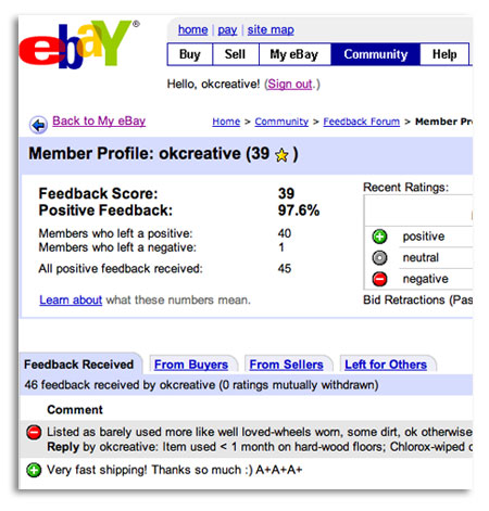 How to Fix Negative eBay Feedback